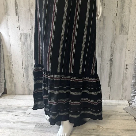 A2- Maxi patterned long dress NEW size M (8-10) TIME AND TRU - Picture 3 of 6